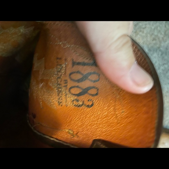 Gently warn Lucchese’s.  Soft Ostritch.  Size 9 - Picture 8 of 8